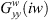 $ {G}_{{yy}}^w({iw})$