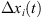 $ \Delta {x}_i(t)$