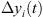 $ \Delta {y}_i(t)$