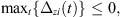 $$ \mathrm{ma}{\mathrm{x}}_t\left\{{\Delta }_{{zi}}(t)\right\}\le 0, $$
