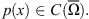 $ p(x)\in C(\overline{\mathrm{\Omega }}).$