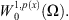 $ {W}_0^{1,p(x)}(\mathrm{\Omega }).$