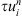 $ \tau {u}_i^n$